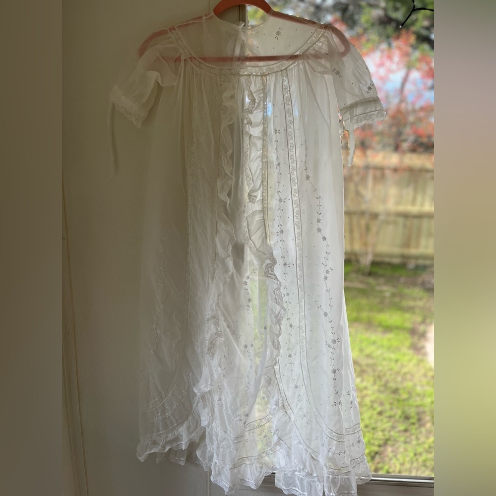 Vintage Italian baby baptism/Christening gown